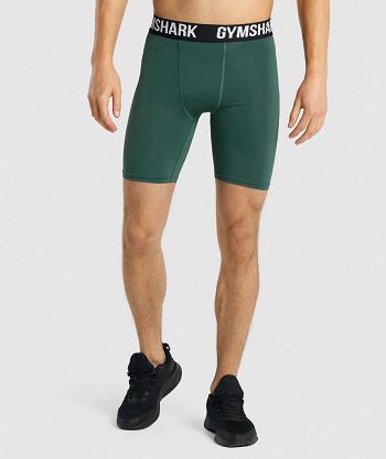 Pantalones Cortos Gymshark Element Baselayer Hombre Verde Oscuro | CO 3925SGL